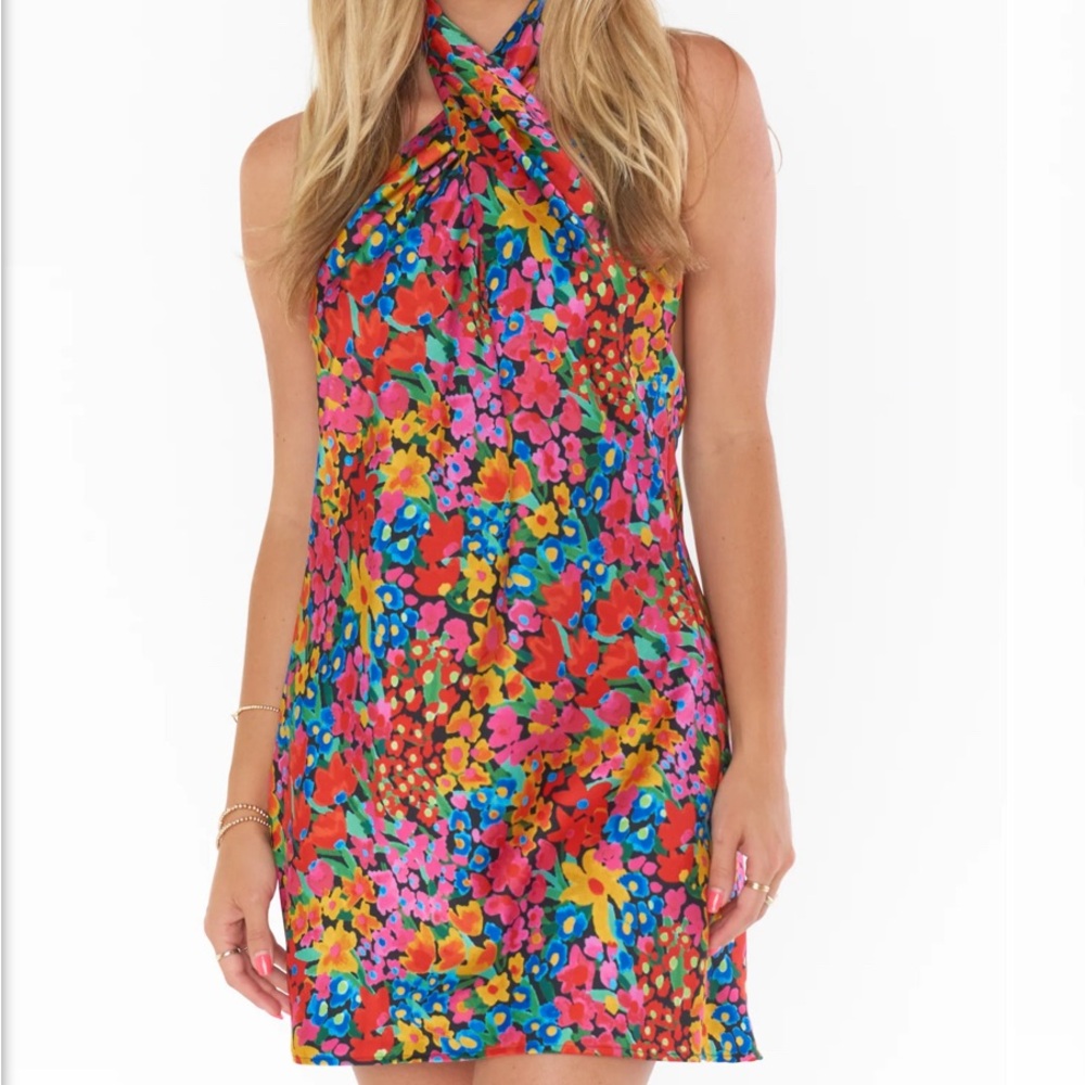 Show Me Your MuMu Floral Mini Dress - Multicolor